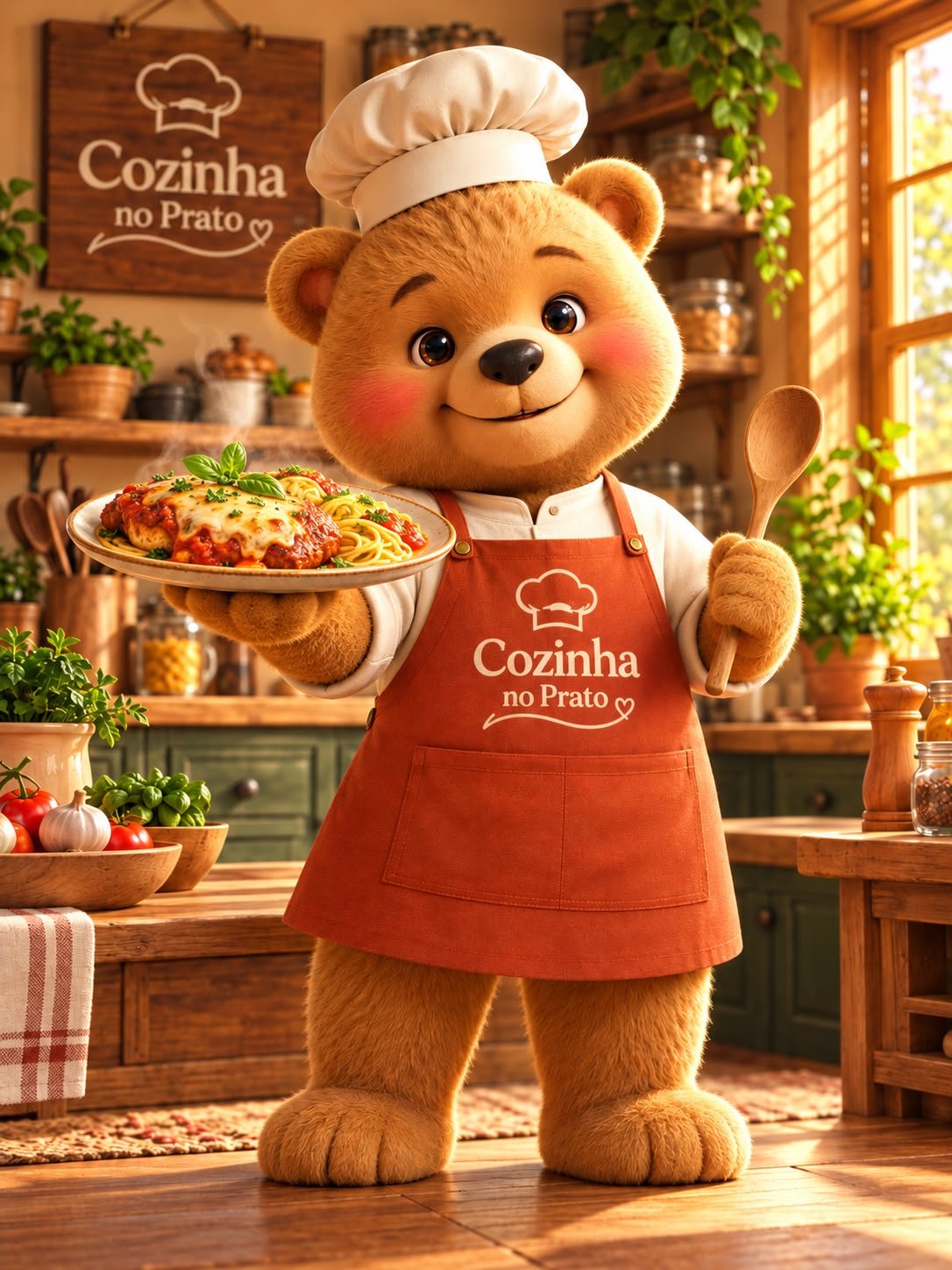 Chef Bento, mascote da Cozinha no Prato
